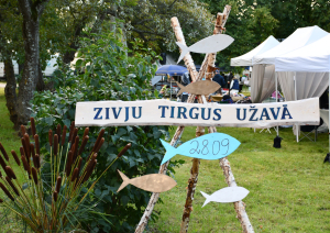 Zivju tirgus Užavā norisinājās jau 5. gadu
