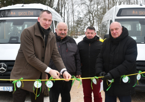 Jauno elektroautobusu svinīgā atklāšana