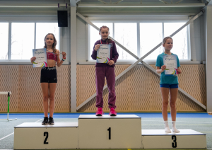 Sportisti uz pjedestāla 