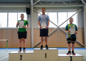 Sportisti uz pjedestāla 