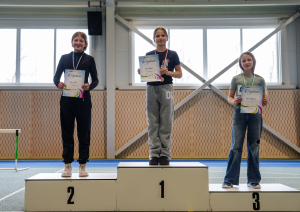 Sportisti uz pjedestāla 