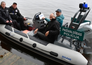 Ventspils novada pašvaldības policija zivju resursu aizsardzības pasākumus turpmāk būs iespēja veikt upēs, ezeros un arī piekrastes ūdeņos
