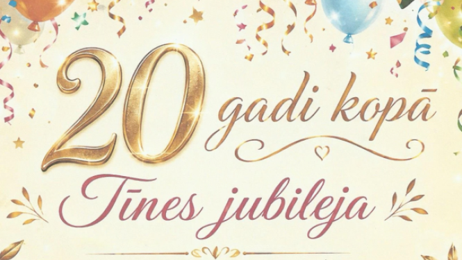 Tīne svinēs 20 gadu jubileju