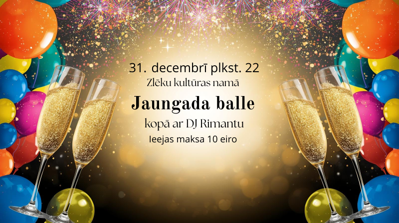 Zlēkās svinēs Jauno gadu