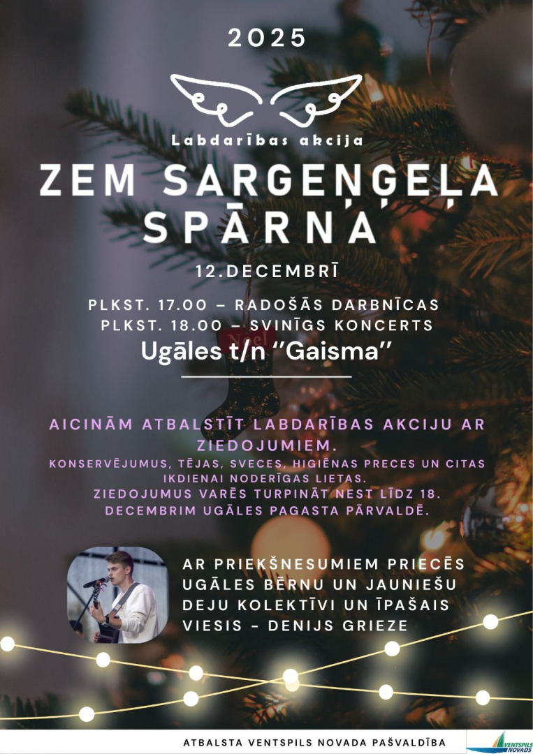 Ugālē notiks labdarības koncerts