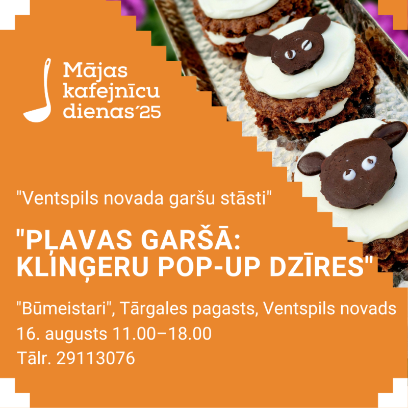 "Būmeistari" mājsaimniecība gaidīs viesus 16. augustā Tārgales pagastā