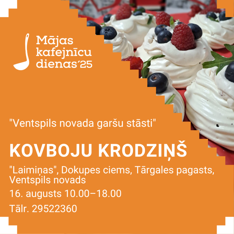 16. augustā "Demoras staļļos" notiks Māju kafejnīcu diena