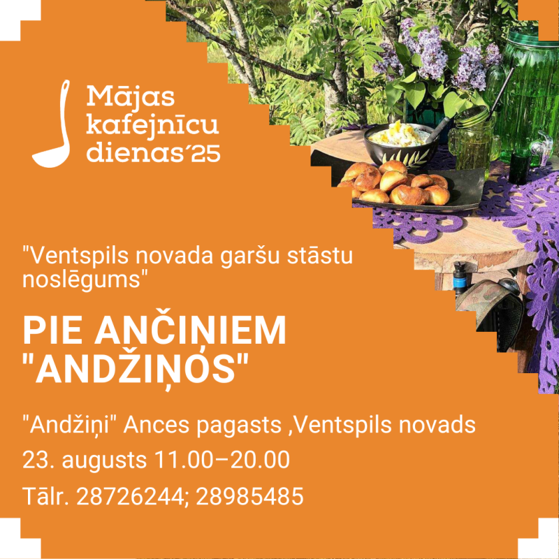 Ančiņi "Andžiņos" uzņēms 23. augustā no plkst. 11.00
