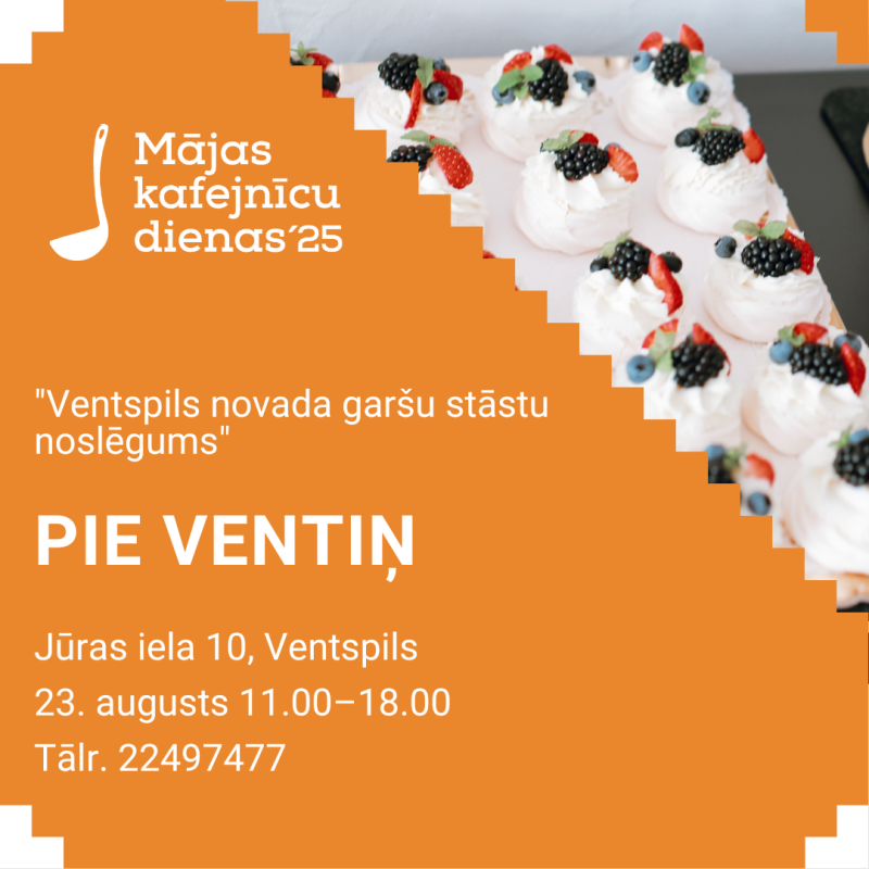 "Pie Ventiņ" 23. augustā gaidīs ciemiņus Ventspilī
