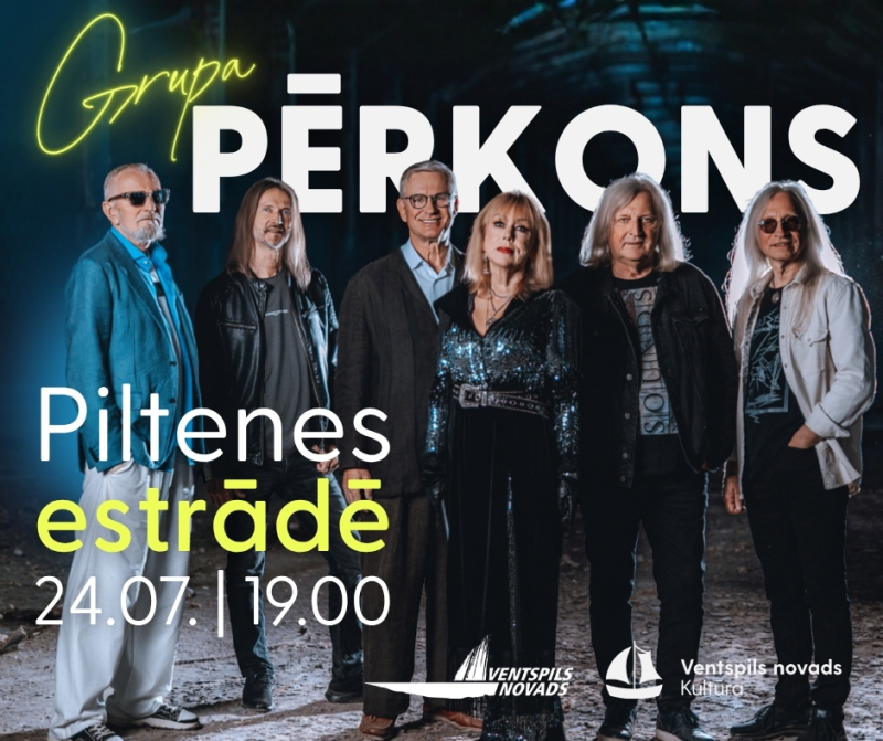 Grupa Pērkons uzstāsies Piltenē