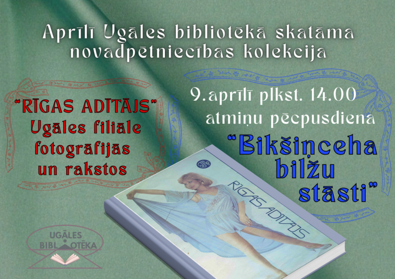 Ugālē notiks atmiņu pēcpusdiena