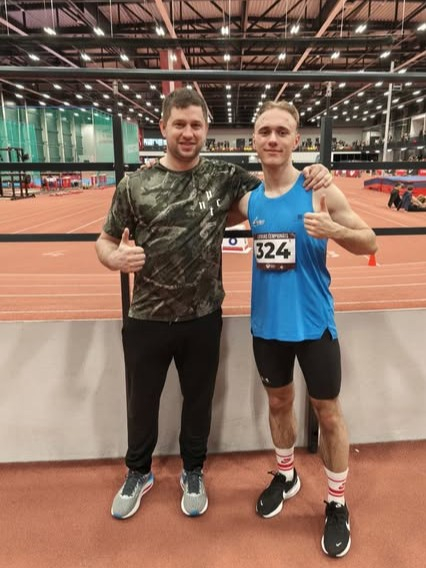 Ralfs ar treneri Kasparu