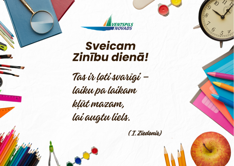 Sveicam jaunajā 2025./2026. mācību gadā