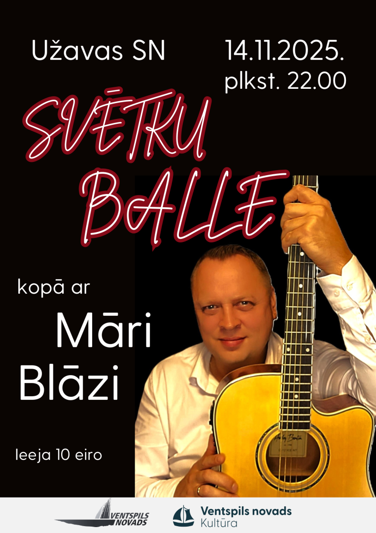 Užavā notiks valsts svētku balle