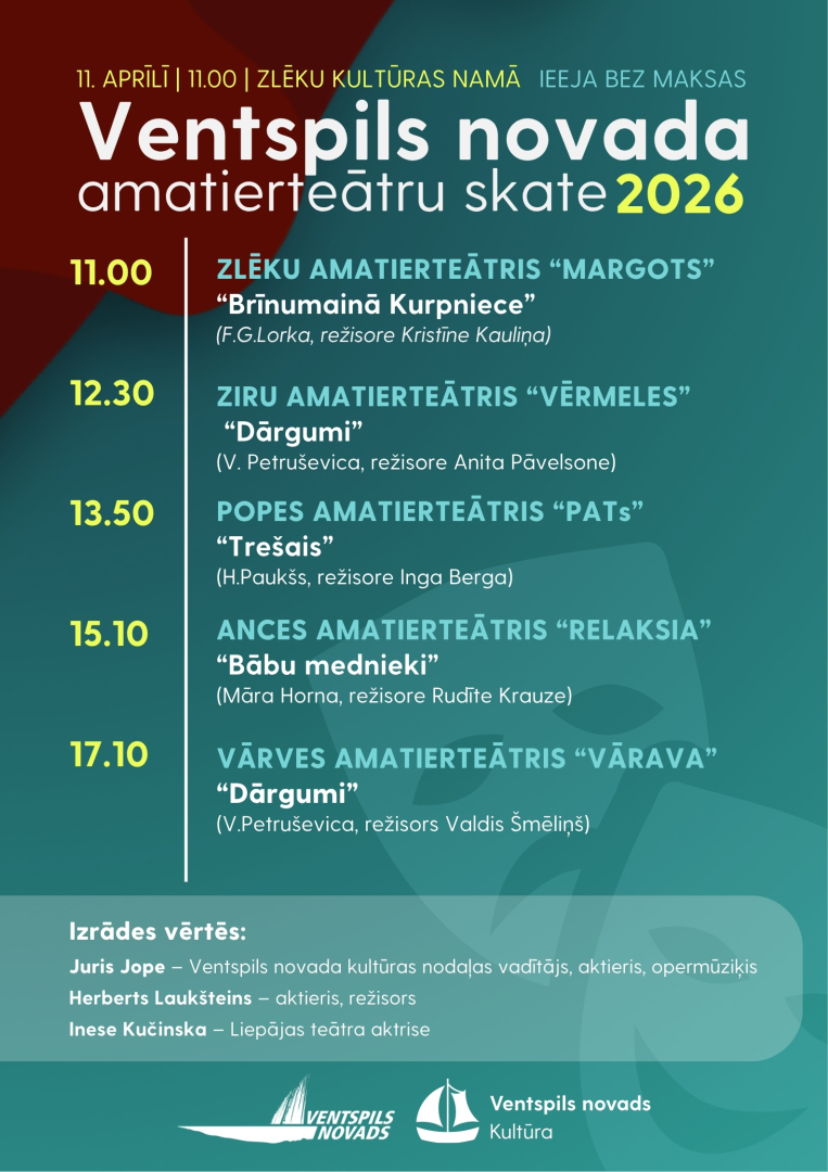 Teātra skates afiša