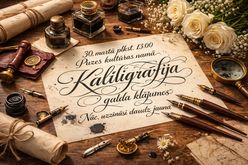 Puzē notiks pasākums