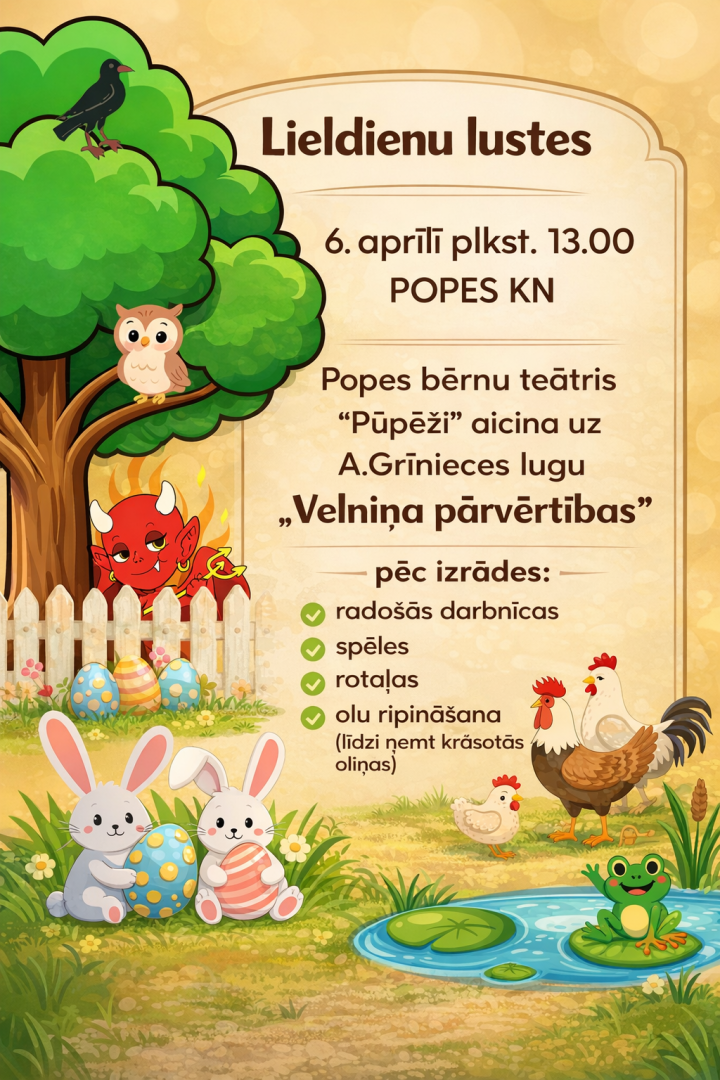 Popē svinēs Lieldienas