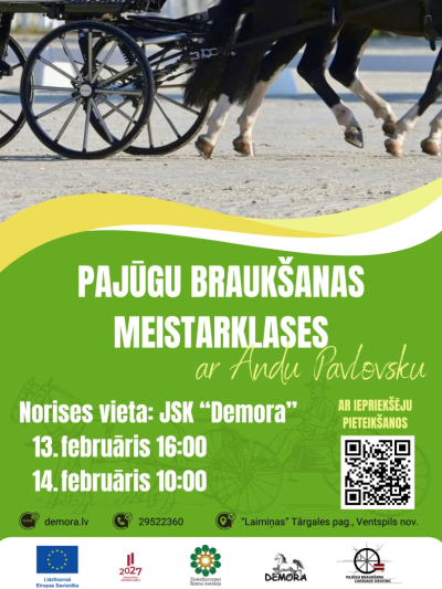 Notiks pajūgu braukšanas meistarklase