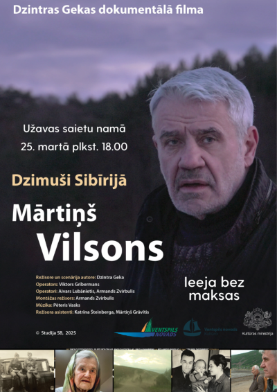 Užavā notiks kinovakars