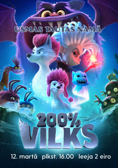 Ugālē rādīs animācijas filmu Vilks