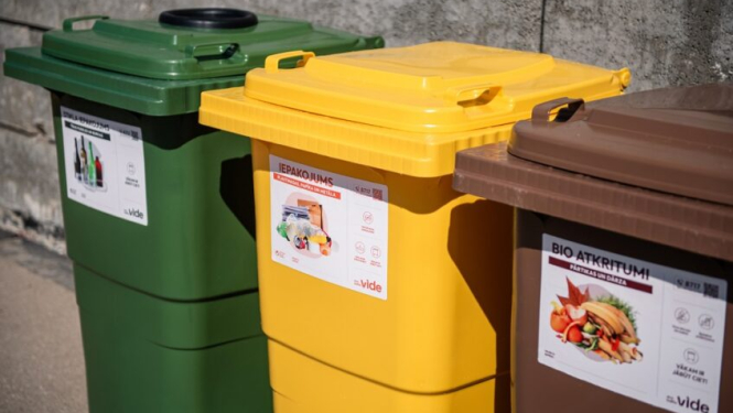 Miskastes dažādiem atkritumu veidiem