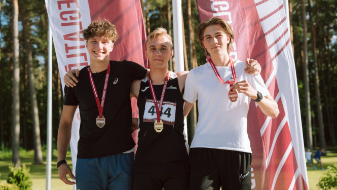 Sportisti ar medaļām