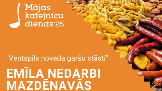Kafejnīca "Emīla nedarbi Mazdēnevās" viesus uzņēms 16. augustā no 11.00 "Mazdēnevās", Tārgales pagastā