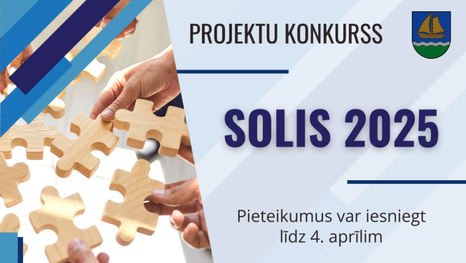 Projektu konkursa “Solis 2025” vizuālis