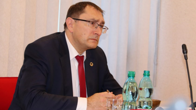 Satiksmes ministrs Tālis Linkaits apmeklē Ventspils novada domi