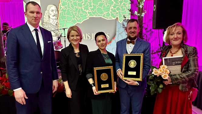 Ventspils novads saņem divas balvas no astoņām