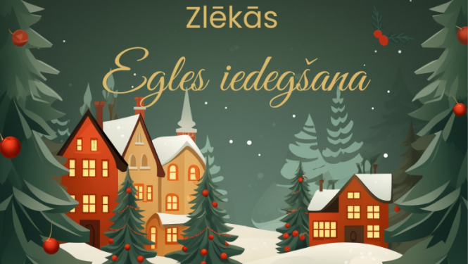 Zlēkās notiks egles iedegšana
