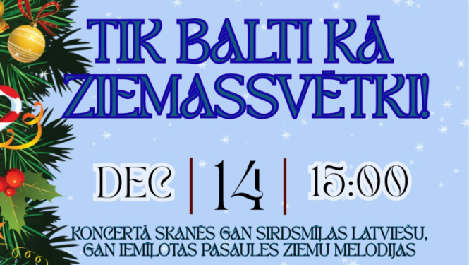 Popes luterāņu baznīcā notiks Ziemassvētku koncerts