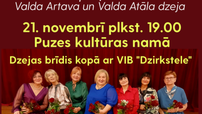 Puzē notiks dzejas brīdis