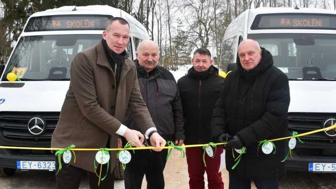 Jauno elektroautobusu svinīgā atklāšana