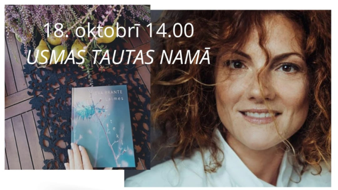 18. oktobrī notiks tikšanās ar Ievu Branti