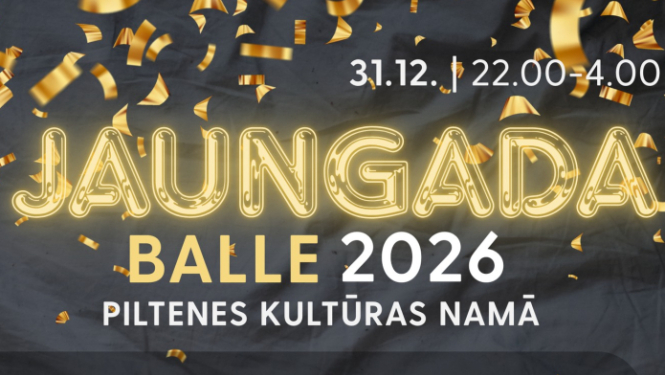 Piltenē notiks Jaungada balle
