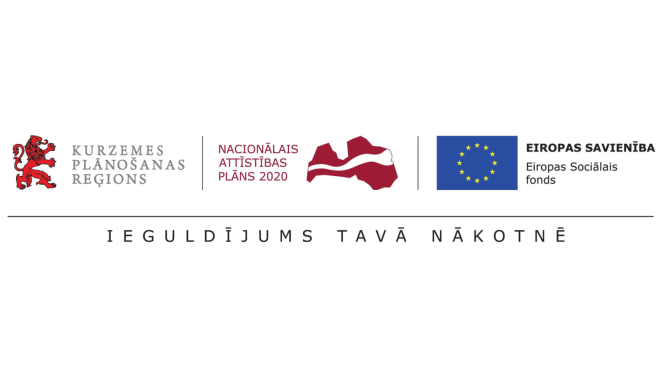 Projekta “Kurzeme visiem” logo ansamblis