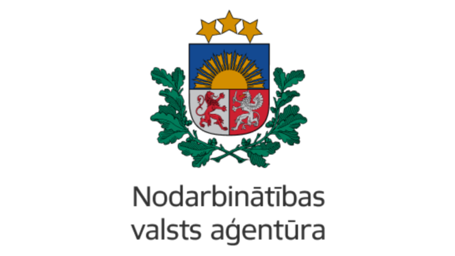Nodarbinātības valsts aģentūras logo