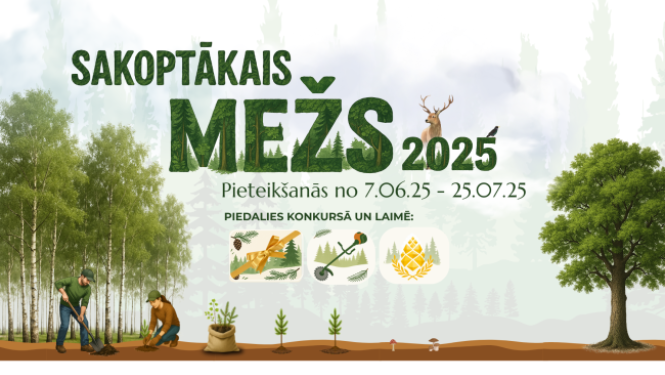 Sakoptākā meža baneris