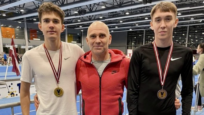 Sportisti ar treneri