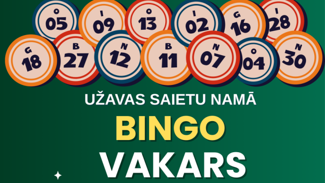 Užavā notiks Bingo vakars