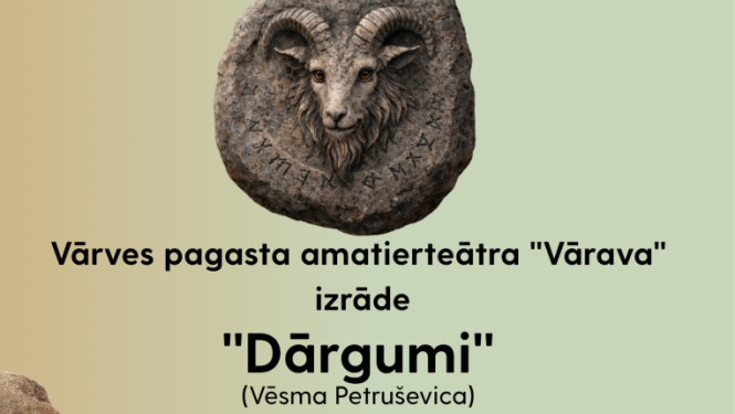 Vārvē notiks teātra izrāde