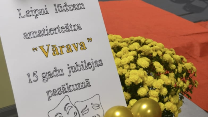 Amatierteātris “Vārava” svin 15. jubileju