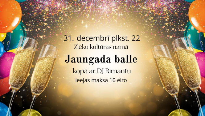 Zlēkās svinēs Jauno gadu