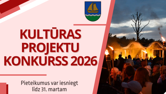 Izsludina pieteikšanos kultūras projektu konkursā