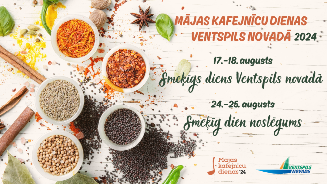 Mājas kafejnīcu dienu 2024 vizuālis