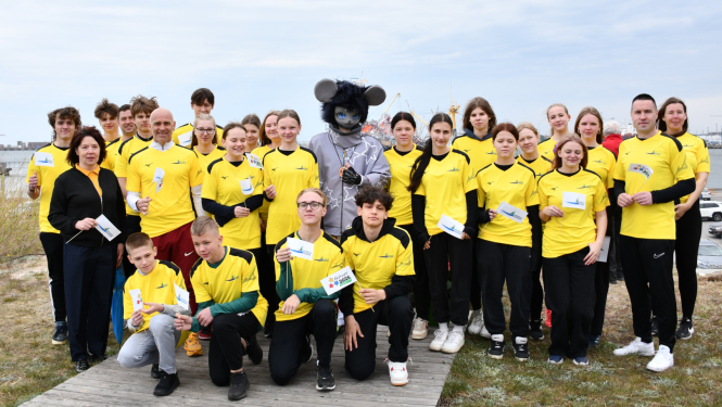 Ventspils novada BJSS audzēkņi un treneri