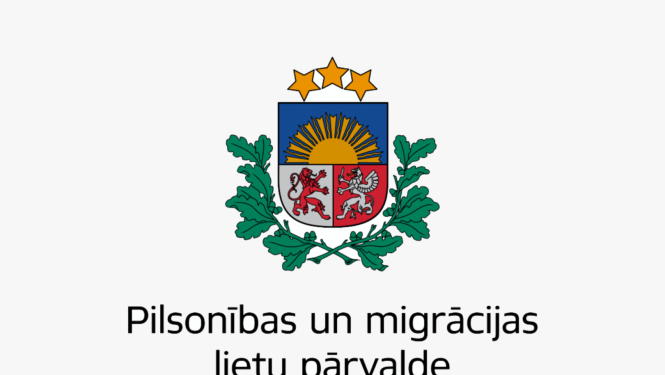 Pilsonības un migrācijas lietu pārvaldes logo