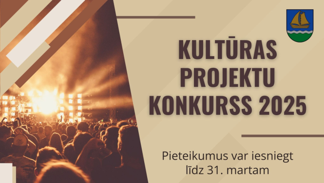 Kultūras projektu konkursa 2025 vizuālis
