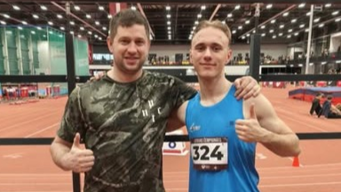 Ralfs ar treneri Kasparu